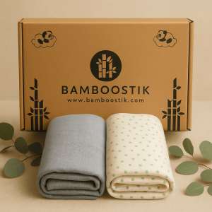 Muslin Cotton Swaddle - 2pc (Grey) - SWD-G-2-3